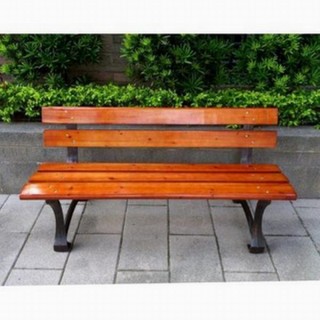 【BROTHER 兄弟牌】歐式重型5尺鑄鐵公園長椅 附椅背(戶外休閒)
