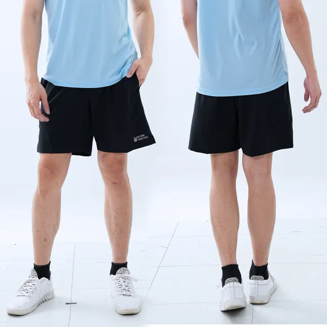 【遊遍天下】MIT台灣製男款抗UV防潑水運動褲短褲(慢跑 路跑 休閒M-3L)