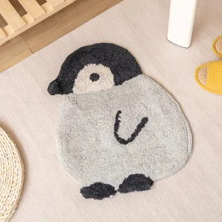 【生活倉庫】企鵝寶寶地墊(100%棉/印度製)