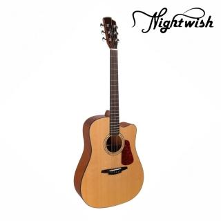 【Nightwish】NW-N5DC 面單西堤卡雲杉木 木吉他 民謠吉他(原廠公司貨 商品保固有保障)