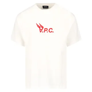 【APC】新款 男款 品牌LOGO 短袖T恤-白色(S號、M號、L號)