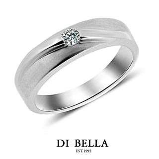 【DI BELLA】LOVER 真鑽情人戒指(男款)