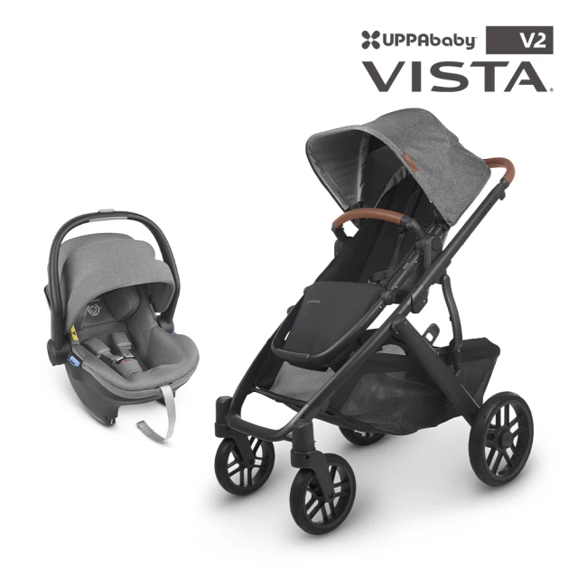 【UPPAbaby】VISTA V2單人推車+MESA i-Size新生兒提籃(新生兒貼身座墊)