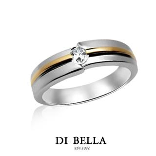 【DI BELLA】DREAM LOVE 真鑽情人戒指(男款)