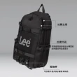 【Lee 官方旗艦】男女同款 後背包  /  橫式大LOGO 防潑水 共2色(LB324003K11 / LB324003ANJ)