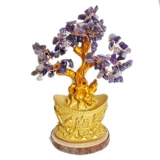 【十方佛教文物】紫晶發財樹1座(招財如意吉祥)