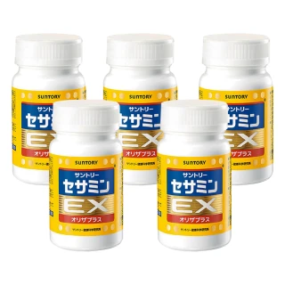【Suntory 三得利】芝麻明EX 30日份x5瓶(450顆_原廠購入有防偽標籤)