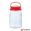 【ADERIA】日本進口手提式梅酒醃漬玻璃瓶4L(醃漬 梅酒罐 玻璃)