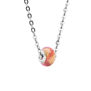 【TiMISA】琉璃串珠 超值任選 純鈦項鍊(M02004H)