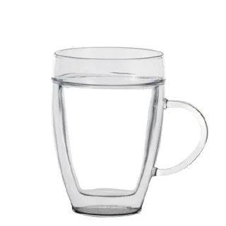 【SYG台玻】耐熱玻璃雙層馬克杯(314cc)