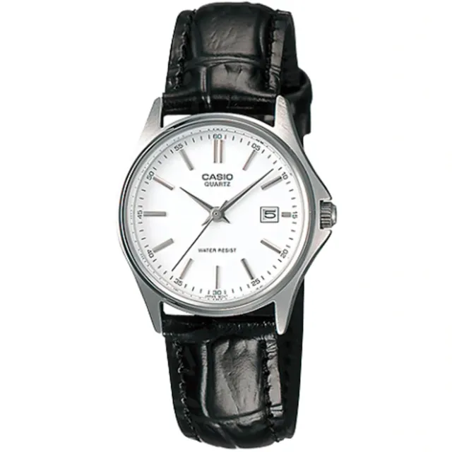 【CASIO 卡西歐】都會簡約風格指針錶-黑皮帶(LTP-1183E-7A)