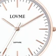 【LOVME】城市簡約風婉錶-IP玫x咖啡帶/41mm(VL0012M-4C-241)