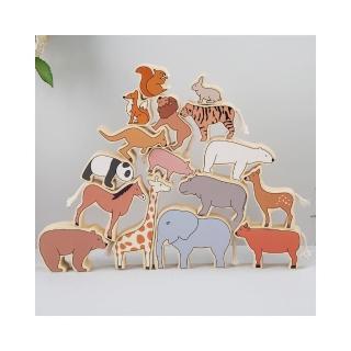動物平衡 動物疊疊樂(動物園 訓練小肌肉發展 可動物遊戲 動物堆疊遊戲)