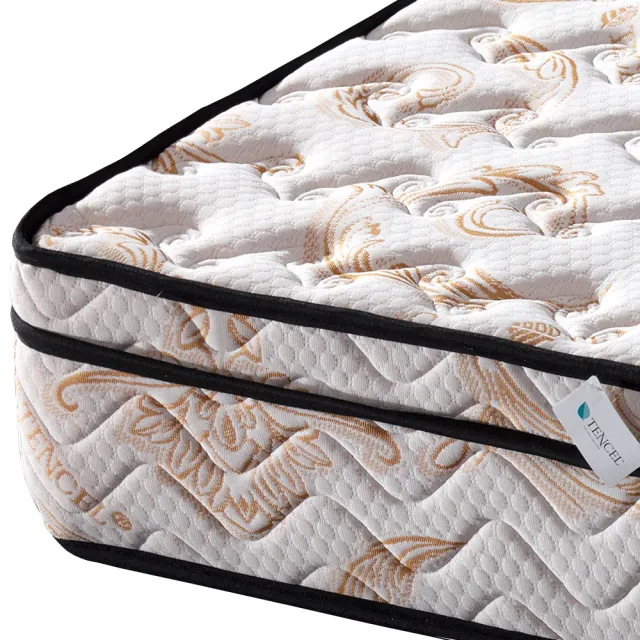 【尚牛床墊】三線防蹣抗菌天絲棉布料硬式彈簧床墊-單人3尺