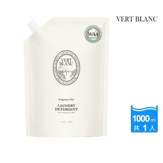 【VERTBLANC】寶寶天然衣物清潔液補充裝｜無香味1000ml(透過國際過敏協會認證韓國原裝進口洗衣精)