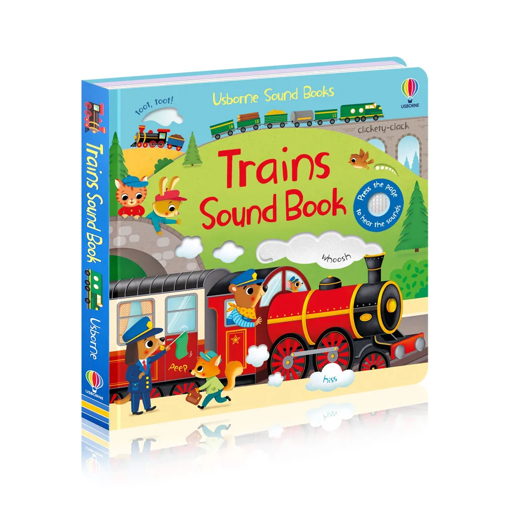 【iBezT】Trains Sound Book(Usborne 有聲書)