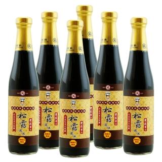 【大廚當家】百年瑞春手工非基改松露風味醬油*6瓶禮盒組(420ml/瓶)