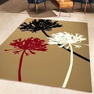 【范登伯格】比利時 維多利亞 低調時尚地毯-花朵(140x200cm)