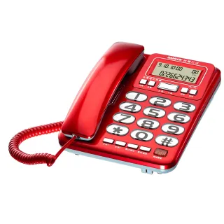 【SANLUX 台灣三洋】TEL-861來電超大螢幕有線電話(通話保留聲/超大按鍵/老人機)
