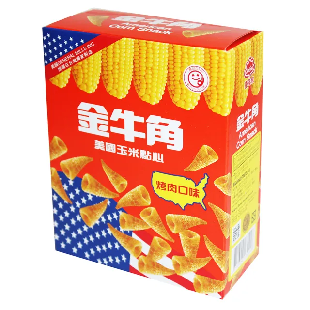 【喜年來】金牛角玉米烤肉3盒組(35g/盒)