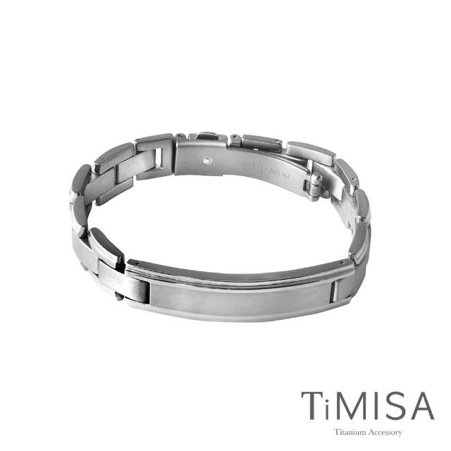 TiMISA 純粹品味 純鈦鍺手鍊 寬版