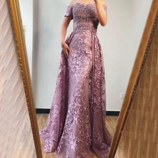 【女神婚紗禮服】高階抹胸型魚尾墜地宴會晚禮服 LA70200(敬酒服 婚宴服)