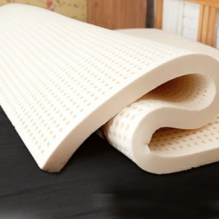 【LUST】6尺100%純乳膠床墊 CERI純乳膠檢驗《含收納袋/白色棉布》 泰國乳膠床(白色)