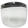耐磨抗uv安全帽護目鏡-長鏡片(2入)