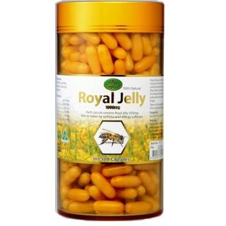 【Ecolife 綠生活 澳洲原裝進口】天然高濃縮 蜂王乳漿 膠囊(1000mg/365罐 /罐)