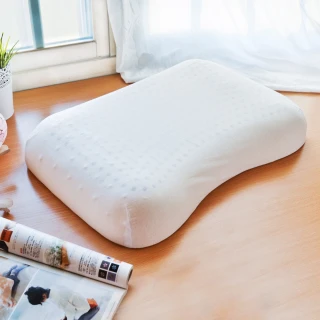 【LooCa】買1送1 全波形天然乳膠舒眠枕頭