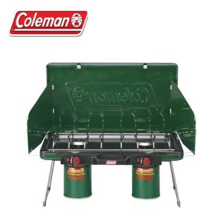 【美國 Coleman】折疊瓦斯雙口爐.高山瓦斯爐具(CM-6707)