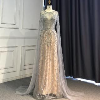 【女神婚紗禮服】極致金色圓領高階氣質魚尾宴會晚禮服LA70970 金色(晚宴服 表演禮服)
