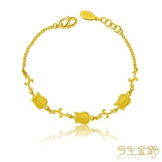 【今生金飾】聖誕芳情手鍊(黃金手鍊)