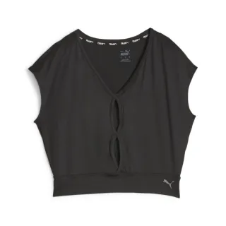 【PUMA官方旗艦】瑜珈系列Yogini扭結短袖T恤 女性 52395301