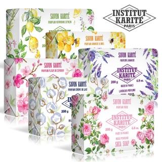 即期品【Institut Karite Paris】巴黎乳油木 花園香氛手工皂 200g(任選)