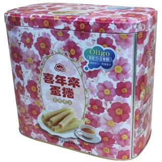 【喜年來】花筒蛋捲oligo禮盒附禮袋(512G)