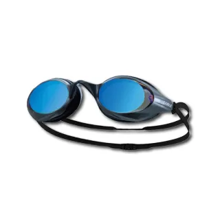 【SABLE】貂 成人競速型平光鏡片泳鏡-游泳 防霧 防雜光強光 3D鍍膜 黑(100MT-01)