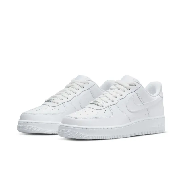 【NIKE 耐吉】NIKE AIR FORCE 1 休閒鞋 男鞋 白 全白 經典(CW2288-111)