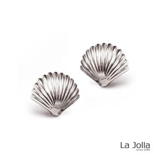 【La Jolla】美人寶貝 純鈦耳環(銀色)