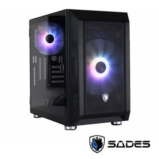 【SADES 賽德斯】Garuda 因陀羅 MATX A‧RGB 玻璃側透機箱 / 機殼(TYPE-C)