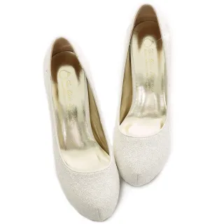 【Ann’S】Bridal幸福婚鞋閃耀單鑽厚底跟鞋(白)