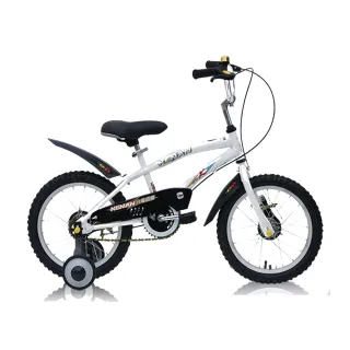 【飛馬】16吋打氣專利童車-白