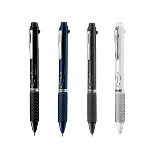 【Pentel 飛龍】ENERGEL 極速三用筆-黑+紅+自動鉛筆 0.5mm/支 XBLW355