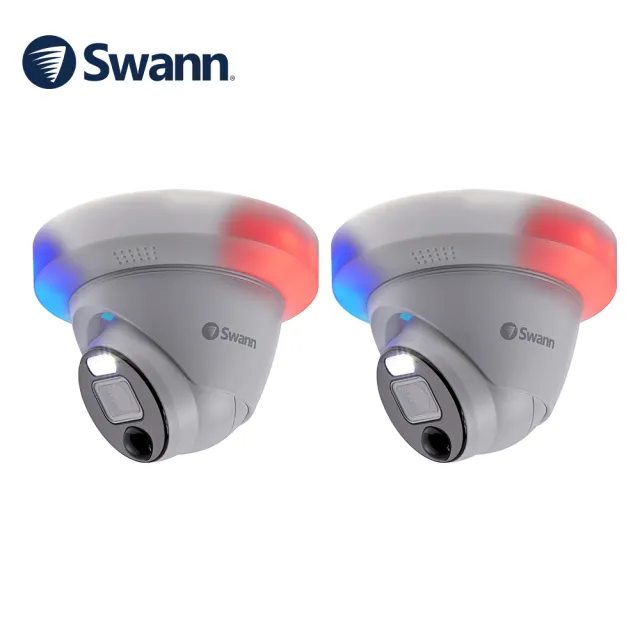 【Swann】1080P半球型攝影機雙鏡組