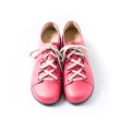 【ALAIN DELON】真皮舒適百搭女休閒鞋W7558(2色 桃紅色   咖啡色)