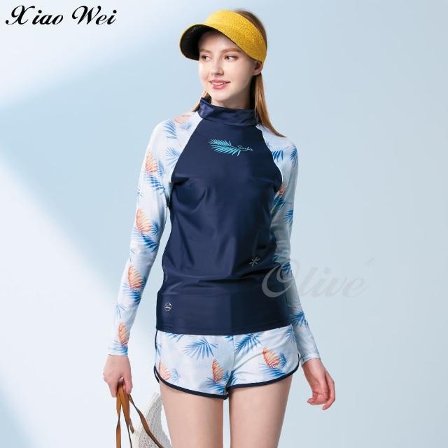 【沙兒斯】流行大女長袖二件式泳裝(NO.B9223388)