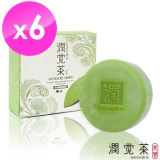 【茶寶】潤覺茶 茶籽綠豆薏仁潔顏皂100g6入組