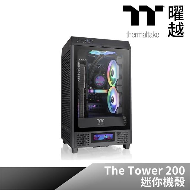 【Thermaltake 曜越】透視The Tower 200 迷你機殼(CA-1X9-00S1WN-00)