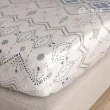 【合隆羽藏】絕版超值品-100%天絲印花床包+枕套三件組-幾何｜雙人