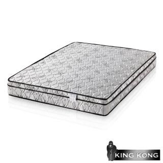 【金鋼床墊】三線高階緹花布加強護背型3.0硬式彈簧床墊-單人3尺